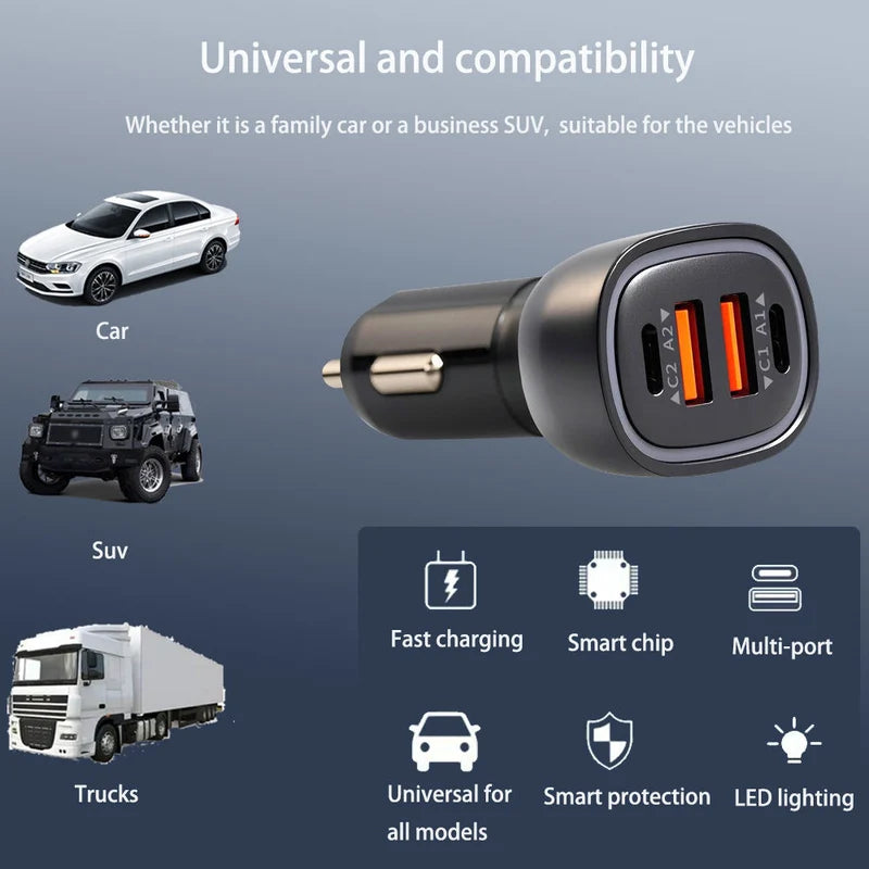 75W Car Charger