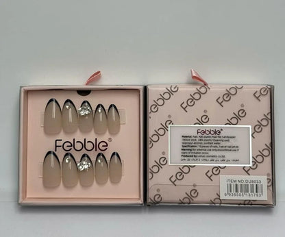 Febble - Golden Glam Luxe Press-On Nails